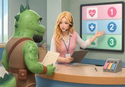 ¿Me puedes dar un número de registro?のイラスト