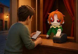 ¿Me reemitirías ~?のイラスト
