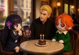 ¿Cómo se conocieron?のイラスト