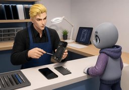 ¿Cómo reparan ~?のイラスト