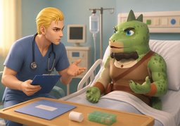 ¿Qué cuidados necesito al alta?のイラスト