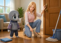 ¿Qué cuidados debo tener en casa?のイラスト