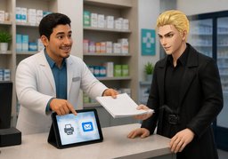 ¿Me puedes dar mi historial de medicación?のイラスト