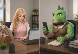 Disculpe el retraso.のイラスト