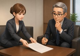 ¿Está bien para ti?のイラスト