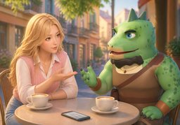 ¿Te va bien ~?のイラスト