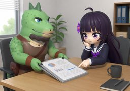 ¿Cómo lo ves?のイラスト