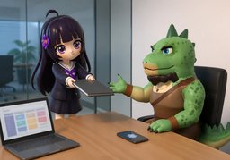 ¿Prefieres que lo ~ yo?のイラスト