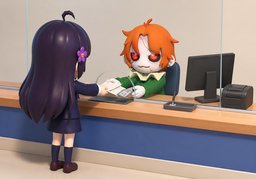 营业厅のイラスト