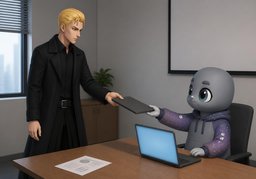 Entonces acordamos ~.のイラスト