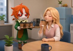 ¡Qué rico!のイラスト