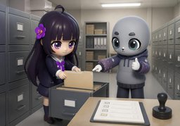 ¿Lo guardo?のイラスト