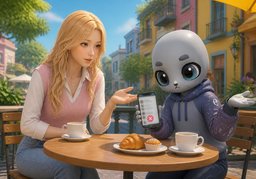 ¿Quedaste ~?のイラスト