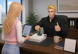 Te lo apruebo.のイラスト
