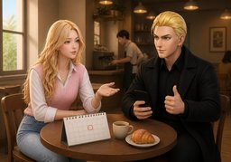 Avísame si no puedes ~.のイラスト