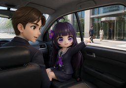 ¿Dónde te dejo?のイラスト