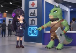 ¿En qué ~ trabajas?のイラスト