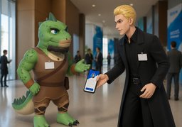 ¿Tiene LinkedIn?のイラスト