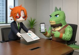 Podemos ofrecerle ~.のイラスト