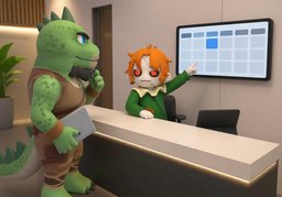 Podemos programar una visita a ~.のイラスト