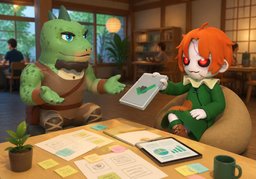 Apruebo ~.のイラスト