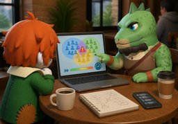 Qué aprendimos de ~.のイラスト