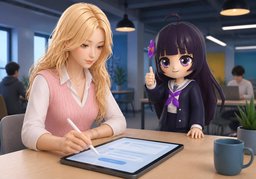 ¿Firmamos?のイラスト