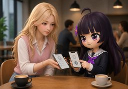 ¿Intercambiamos ~?のイラスト