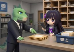 Avísame cuando recibas ~.のイラスト