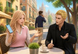 Ha llamado a ~.のイラスト