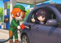¿Le lleno ~?のイラスト