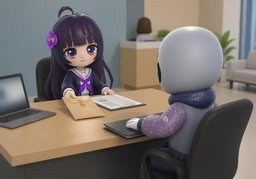 La entrevista consistirá en ~.のイラスト