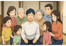 亲戚のイラスト
