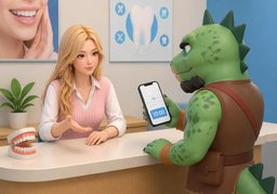 ¿Solicita ~?のイラスト