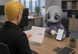 Solicito un anticipo de ~.のイラスト