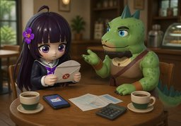 Me rechazaron ~.のイラスト