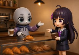 Quiero ~ y ~.のイラスト