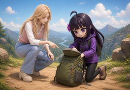 Has encontrado ~.のイラスト