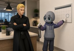 ¿Cuándo me devuelven ~?のイラスト