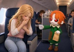 Creo que voy a vomitar.のイラスト