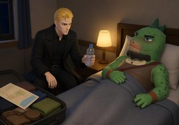 Estoy peor.のイラスト