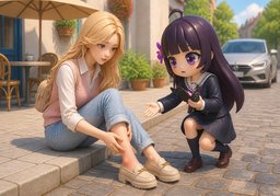Se me ha hinchado ~.のイラスト