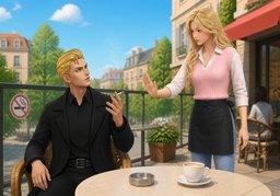 Se puede ~ en ~.のイラスト