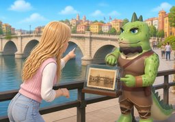 Cuándo se construyó ~.のイラスト