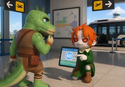 ¿Cuál es el tiempo mínimo de conexión?のイラスト
