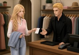¿Me reembolsas?のイラスト