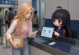 ¿Qué ~ necesita la aduana?のイラスト