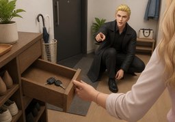 ¿Dónde guardan ~?のイラスト