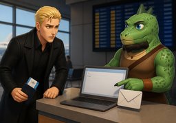 Envíeme un correo a ~.のイラスト