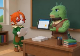 Cuándo se corregirá ~.のイラスト